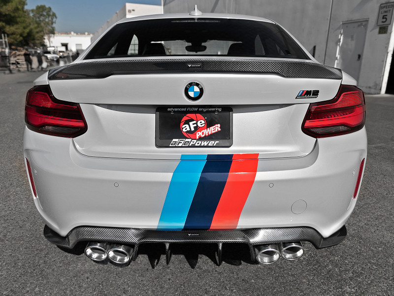 aFe MACHForce XP Exhausts Cat-Back SS 19-21 BMW M2 Competition L6-3.0L w/Polished Tips - 49-36350-P