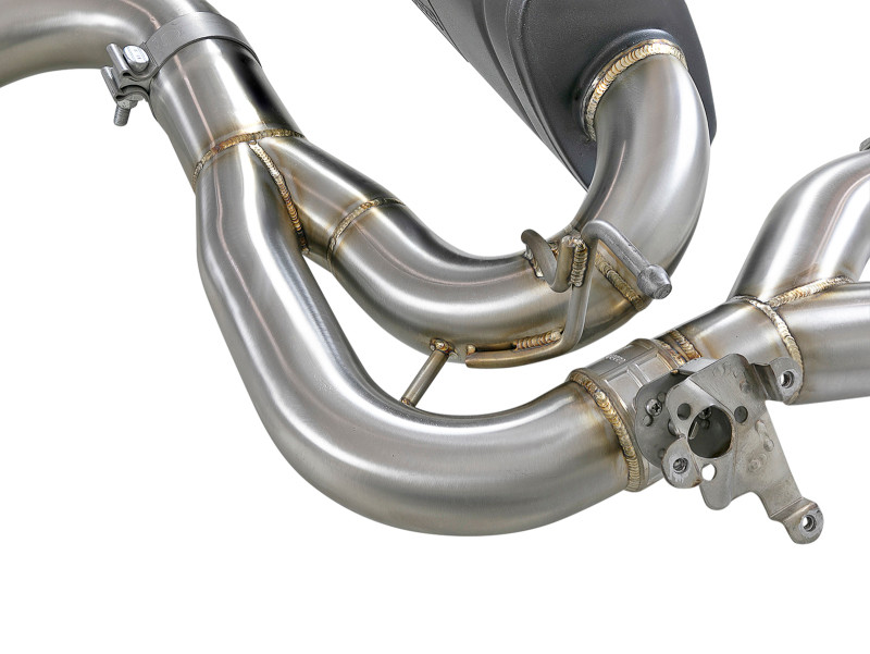 aFe MACHForce XP Exhausts Cat-Back SS 19-21 BMW M2 Competition L6-3.0L w/Polished Tips - 49-36350-P