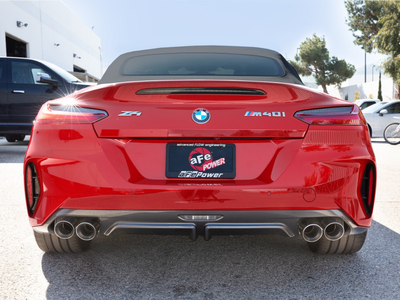 aFe 19-24 BMW Z4 M40i (G29) L6-3.0L (t) B58 MACH Force-Xp 3in to 2-1/2in SS CB Exhaust - Polished - 49-36352-P