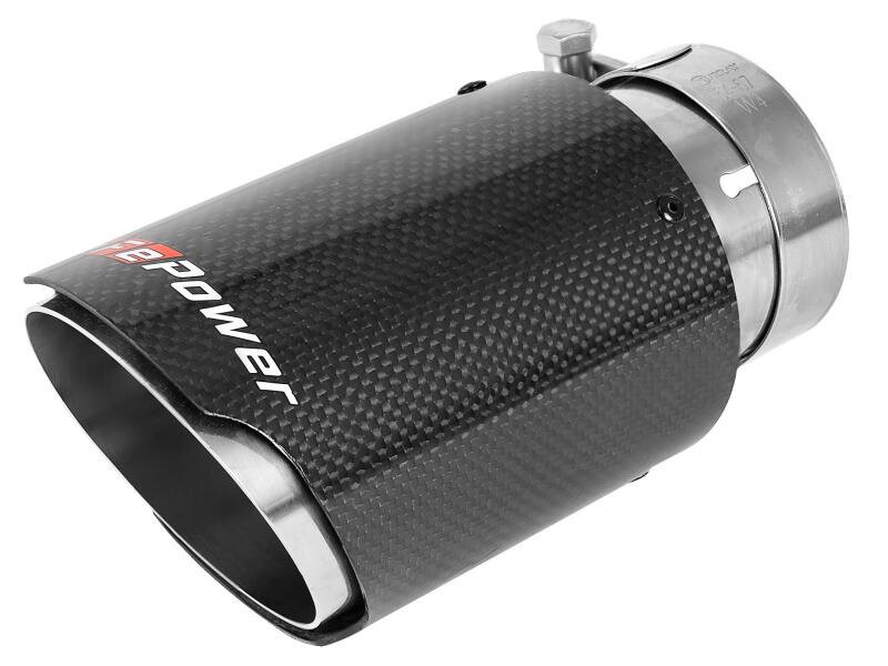 aFe 14-24 Mini Cooper S MACH Force-Xp 3in to 2-1/2in 304SS Cat-Back Exhaust w/ Carbon Fiber Tip - 49-36354-C