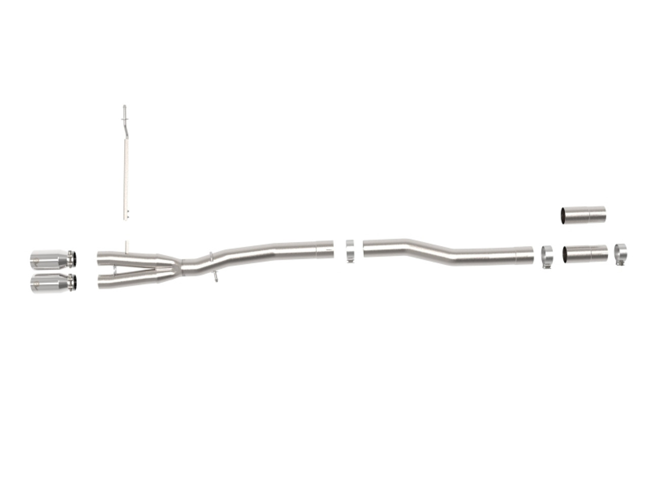 aFe 14-24 Mini Cooper S MACH Force-Xp 3in to 2-1/2in 304SS Cat-Back Exhaust w/ Polished Tip - 49-36354-P
