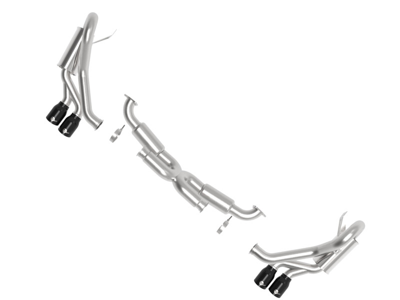 aFe MACH Force-Xp 12-16 Porsche 911 3in to 2.5in 304 SS Cat-Back Exhaust (Excludes Turbo Models) - 49-36406-1B