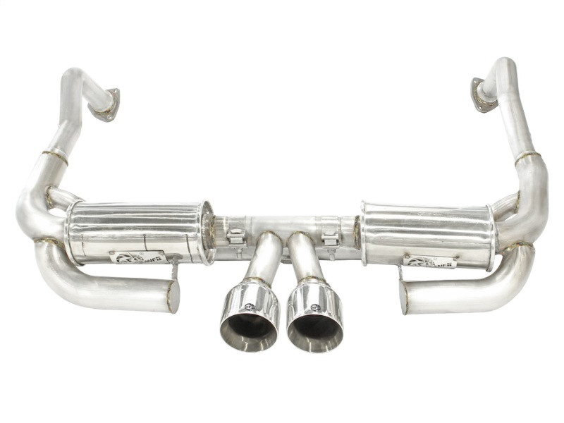 aFe ELITE 05-12 Porsche Boxster S (987.1-987.2) H6 3.4L 304SS Dual Cat-Back w/Dual Polished Tip Exht - 49-36409