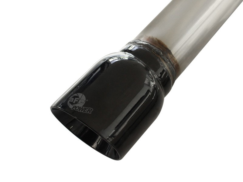 aFe 17-19 Audi A4 (L4-2.0L) MACH Force-Xp  Stainless Steel Axle-Back Exhaust System - Black Tip - 49-36419-B