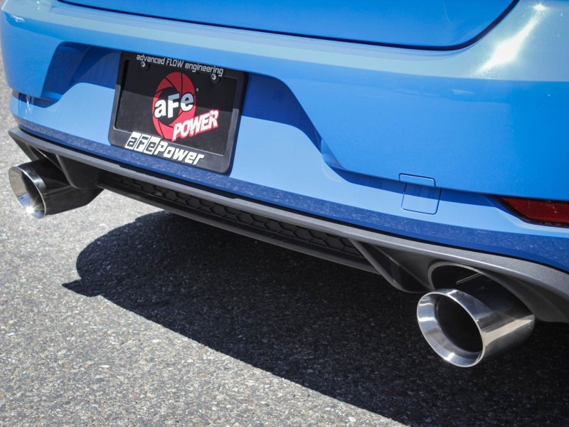 aFe MACHForce XP 3in-2.5in SS Exhaust Cat-Back 18-19 Volkswagen GTI (MK7.5) L4-2.0L (t) - Polished - 49-36422-P