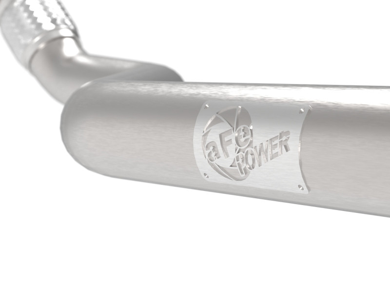afe POWER MACH Force-Xp 09-16 Audi A4/A5 B8 L4-2.0L(t) 304 SS 3in. Front Resonator Delete Pipe - 49-36428