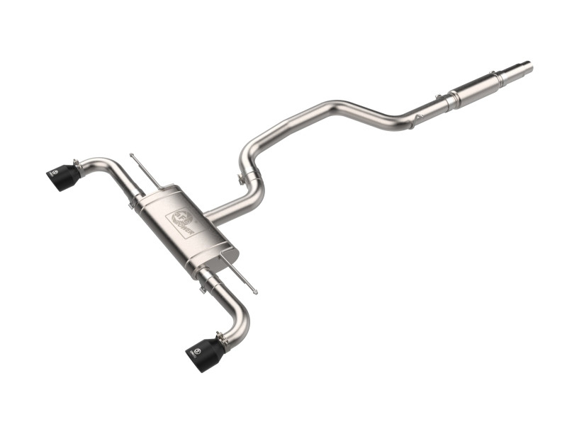 aFe 22-24 Volkswagen GTI MACH Force-Xp 3 to 2-1/2 IN Stainless Steel Cat-Back Exhaust w/Black Tip - 49-36454-B