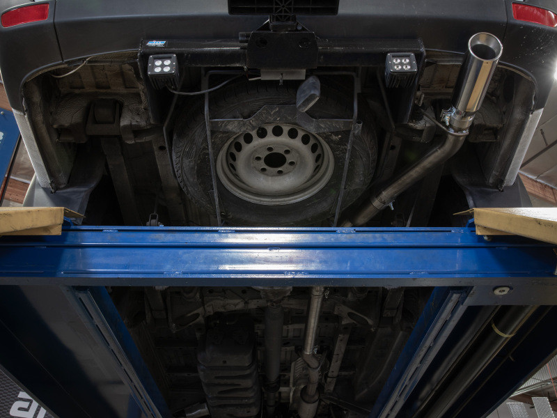 aFe Vulcan Series 3in 304SS DPF-Back Exhaust w/ Polished Tip 14-18 Mercedes-Benz Sprinter 2500 - 49-36502-P