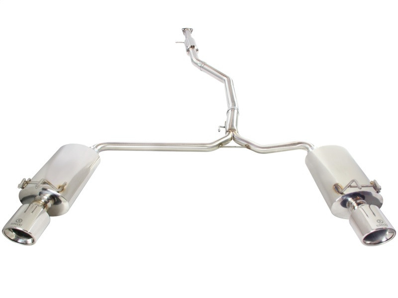 aFe Takeda Exhaust 304SS Dual Cat-Back w/ Polished Tips 13-17 Honda Accord  LX/EX/EX-L Sedan L4 2.4L - 49-36605