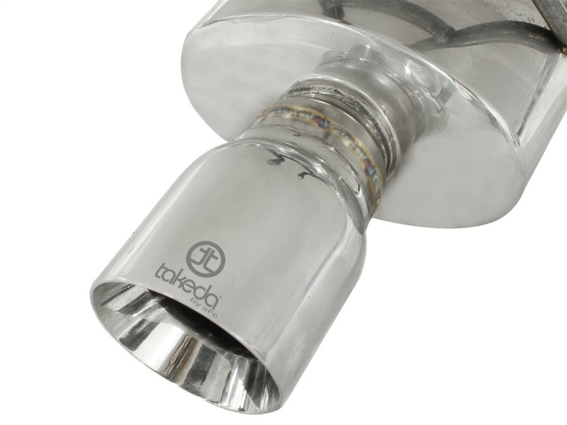 aFe Takeda Exhaust Axle-Back 06-11 Honda Civic Si L4 2.0L 2.5in 304 Stainless Steel - 49-36606