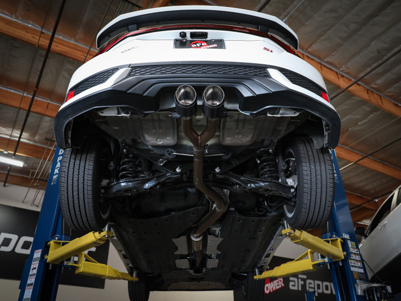 aFe Takeda 2.5in 304SS Cat-Back Exhaust System 17-20 Honda Civic SI Coupe L4-1.5L (t) - 49-36620-C