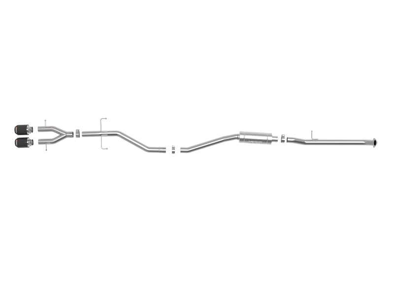 aFe Takeda 2.5in 304SS Cat-Back Exhaust System 17-20 Honda Civic SI Coupe L4-1.5L (t) - 49-36620-C