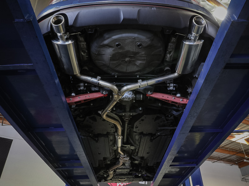 aFe Subaru Forester XT 14-18 H4-2.5L Takeda 2-1/2in to 2-1/4in  304 SS Cat-Back- Polished Tip - 49-36804-P