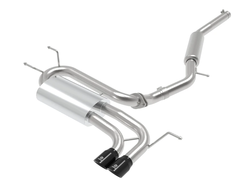 aFe Takeda 2-1/2in SS-304 Cat-Back Exhausts w/ Black Tip 16-19 Mazda MX-5 Miata ND 2.0T - 49-37005-B