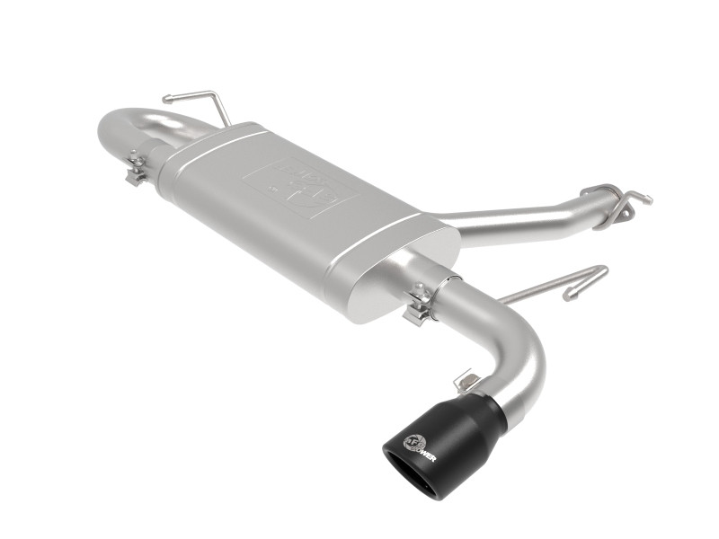 aFe Takeda 2.5in 304 SS Axle-Back Exhaust w/ Black Tips 18-22 Hyundai Kona L4-1.6L (t) AWD - 49-37017-B