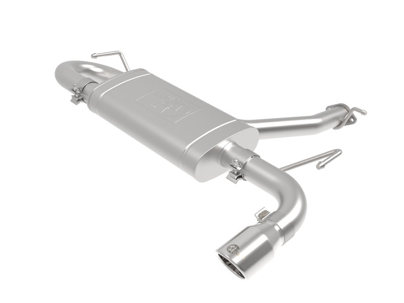 aFe Takeda 2.5in 304 SS Axle-Back Exhaust w/Polished Tips 18-22 Hyundai Kona L4-1.6L (t) AWD - 49-37017-P