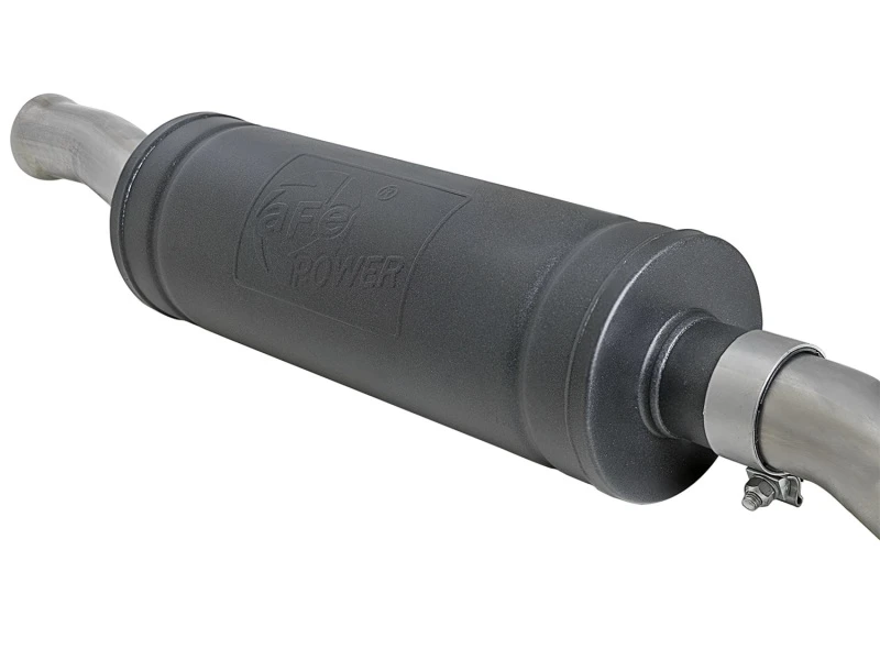 aFe Rebel Series 2.5in. 304 SS C/B Exhaust System 2018 Jeep Wrangler (JL) V6-3.6L - Polished Tip - 49-38071-P