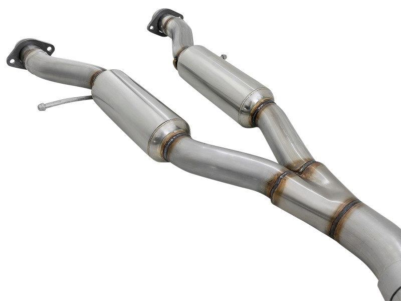 aFe Large Bore HD 3in 304 SS Cat-Back Exhaust w/ Black Tips 14-19 Jeep Grand Cherokee (WK2) V6-3.6L - 49-38078-B