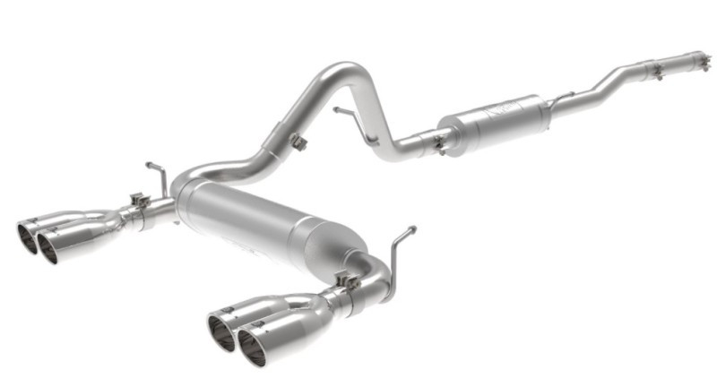 aFe Vulcan Series 2.5in 304SS Cat-Back Exhaust 07-18 Jeep Wrangler (JK) V6-3.6/3.8L w/ Polished Tips - 49-38087-P