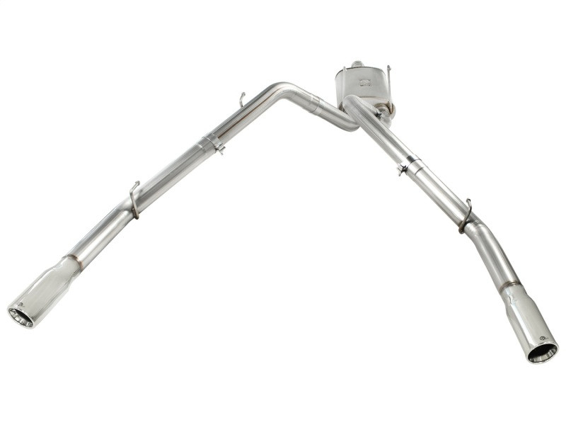 aFe MACHForce XP Exhausts Cat-Back SS-409 EXH CB Dodge Ram 1500 5.7L HEMI 09-13 Polished - 49-42013-P