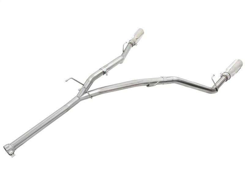 aFe MACHForce XP DPF-Back Exhaust 2.5in SS with Polished Tips 2014 Dodge Ram 1500 V6 3.0L EcoDiesel - 49-42041-P