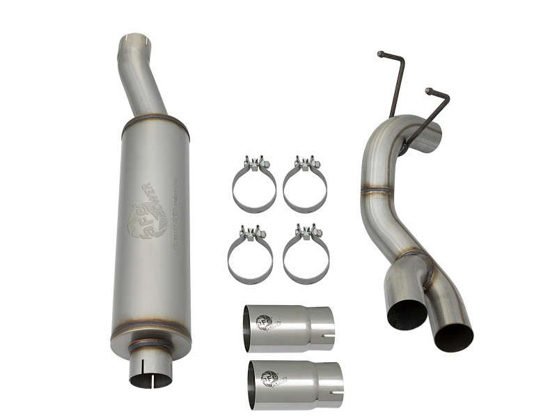 aFe POWER Rebel Series 3.5in 409 SS Cat Back Exhaust w/Pol Tips 14-17 RAM 2500/3500 V8-6.4L Hemi - 49-42057-P