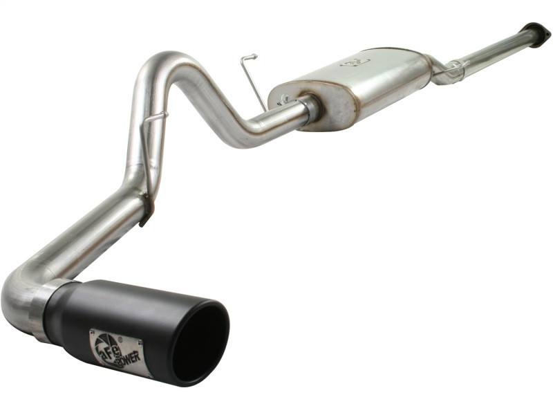 aFe MACHForce XP 3in 409SS Cat Back Exhaust w/ Black Tips for  09-10 Ford F-150 V8 4.6L/5.4L - 49-43015-B