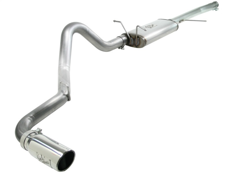 aFe MACHForce XP Exhaust Cat-Back 3in SS-409 w/ Polished Tip 97-03 Ford F-150 V8 4.6/5.4L - 49-43043-P