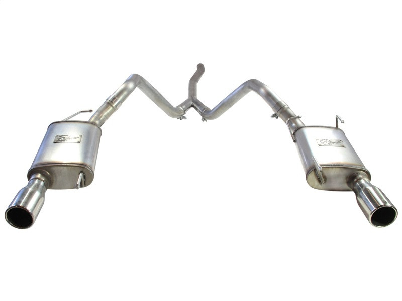 aFe MACHForce XP 05-09 Ford Mustang V6 4.0L 2-1/2in. 409 SS Cat-Back Exhaust - 49-43047