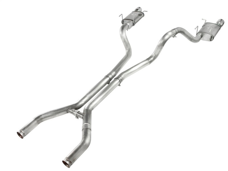 aFe MACHForce XP Cat-Back Exhaust 3in SS w/ Polished Tips 11-14 Ford Mustang GT V8 5.0L - 49-43049-P