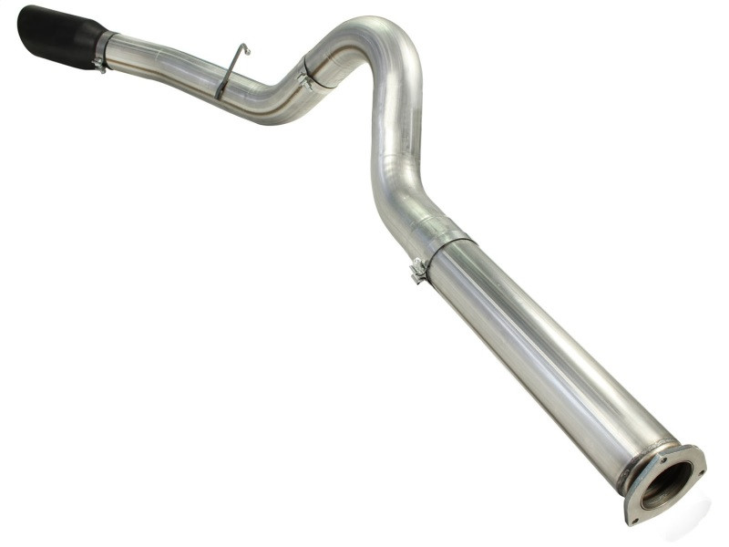 aFe MACHForce XP 5in DPF-Back Stainless Steel Exhaust , Blk,Ford Diesel Trucks 11-14 V8-6.7L td - 49-43055-B