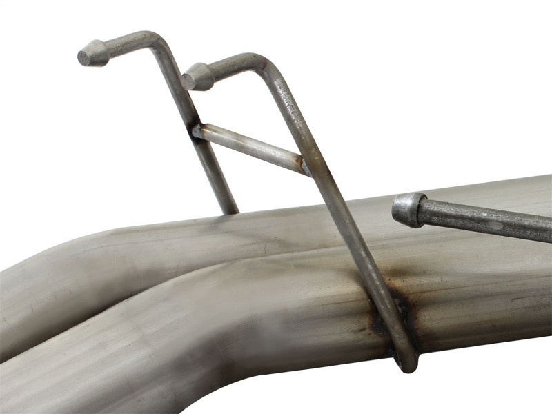 aFe Rebel Series Exhaust SS Front Side Exit CB w/ Black Tips 10-14 Ford F150 Ecoboost V8 6.2L - 49-43071-B