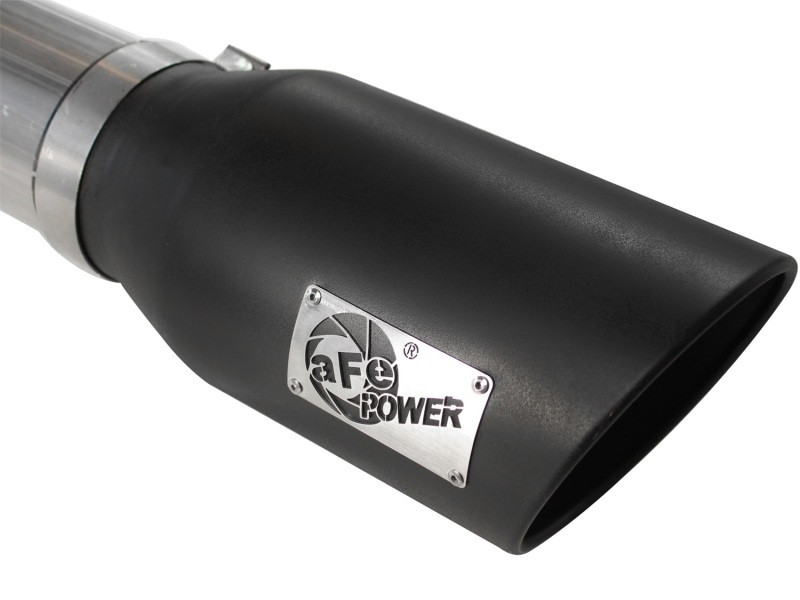 aFe MACHForce XP Exhaust 5in DPF-Black, GM Diesel Trucks 07.5-10 V8-6.6L 9(td) LMM - 49-44040-B