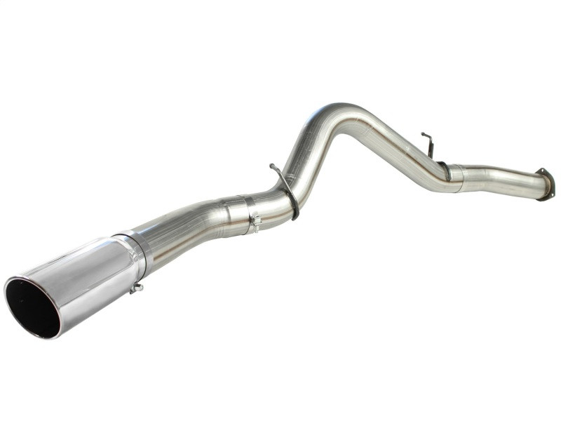 aFe MACHForce XP Exhaust 5in DPF-Polished, GM Diesel Trucks 07.5-10 V8-6.6L 9(td) LMM - 49-44040-P