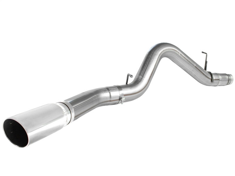 aFe MACHForce XP Exhaust 5in DPF-Back SS 11-13 GM Diesel Trucks V8-6.6L (td) (LML) (Pol Tip) - 49-44041-P