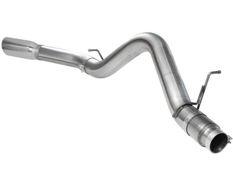 aFe MACHForce XP Exhaust 5in DPF-Back SS 11-13 GM Diesel Trucks V8-6.6L (td) (LML) (Pol Tip) - 49-44041-P