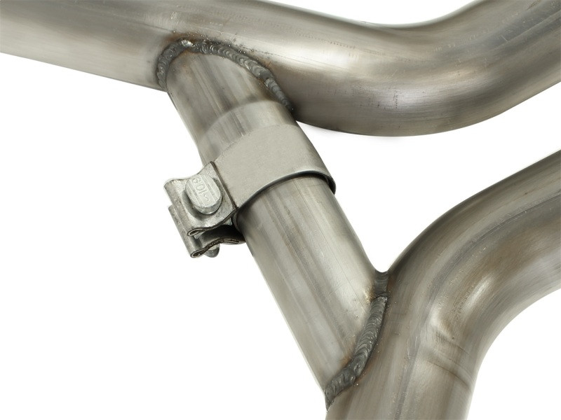 aFe MACHForce XP Exhaust 2.5in Stainless Steel CB/10-13 Chevy Camaro V6-3.6L (td) (polished tip) - 49-44042-P