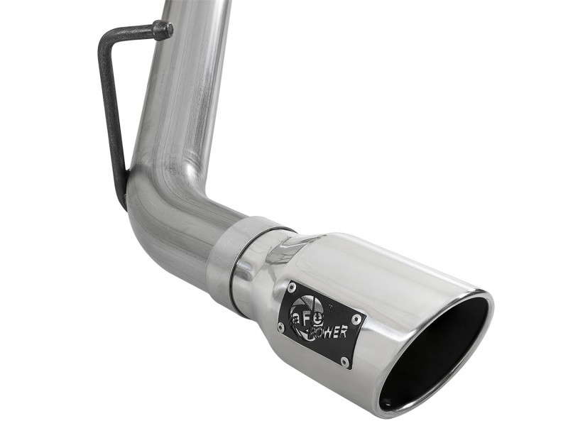 aFe Mach Force-XP Exhaust 3in CB SS 15-17 GM Colorado/Canyon 2.5L/3.6L Side Exit w/ Polished Tip - 49-44058-P