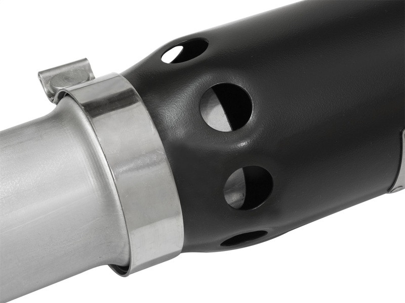aFe LARGE BORE HD 3.5in DPF-Back SS Exhaust w/Black Tip 2016 GM Colorado/Canyon 2.8L (td) - 49-44064-B