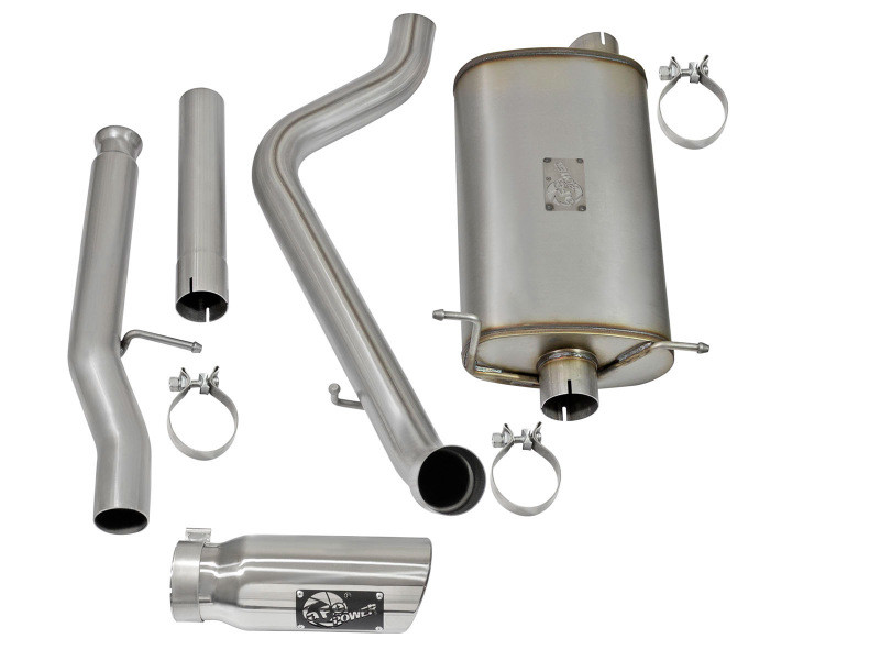 aFe MACHForce XP Exhausts Cat-Back Polished Tips 09-17 GM Silverado 1500 4.3/5.3L RegCab SB/LB - 49-44072-P