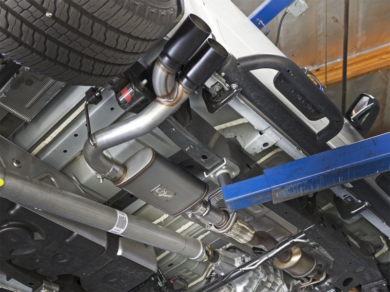 aFe MACH Force-Xp 3in 409 SS Cat-Back Exhaust w/ Black Tips 17-18 GM Colorado/Canyon V6-3.6L - 49-44096-B