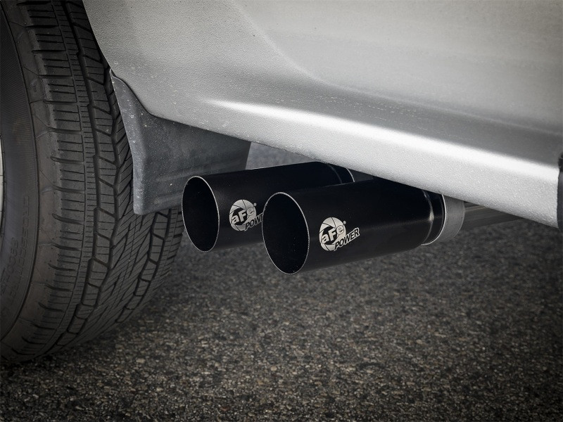 aFe Rebel Series 3in to 2.5in 409 SS Cat-Back Exhaust w/ Black Tips 09-18 GM Silverado/Sierra 5.4L - 49-44098-B