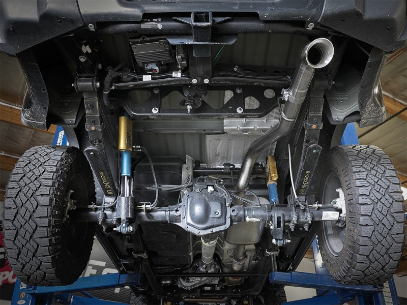 aFe MACH Force-Xp Hi-Tuck 3in. 409 SS C/B Exhaust 15-18 GM Colorado L4-2.5L/V6-3.6L - Polished Tip - 49-44099-P