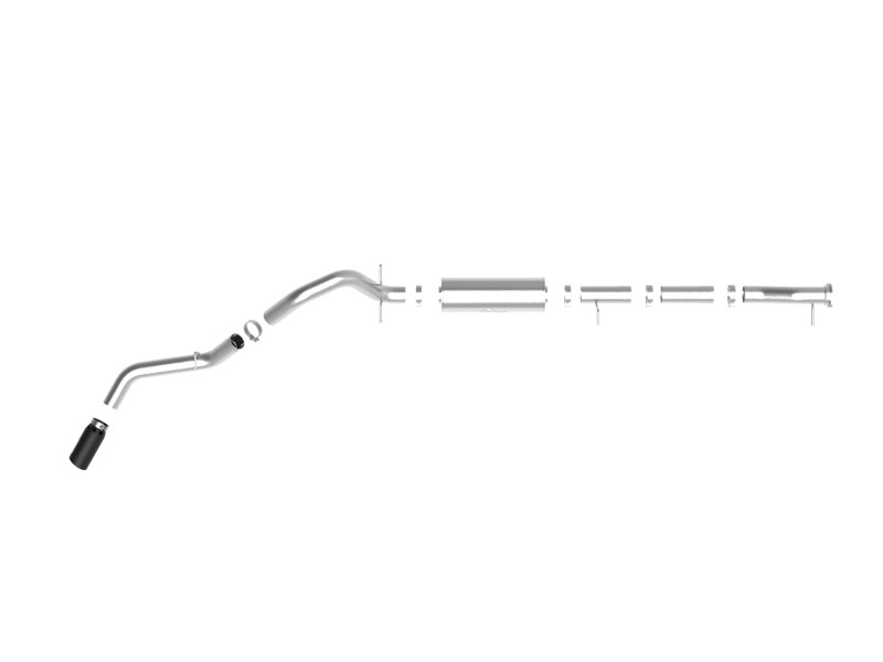 aFe Apollo GT Series 3in 409SS Cat-Back Exhaust w/ Black Tip 2020 GM 2500/3500HD V8 6.6L L8T - 49-44122-B