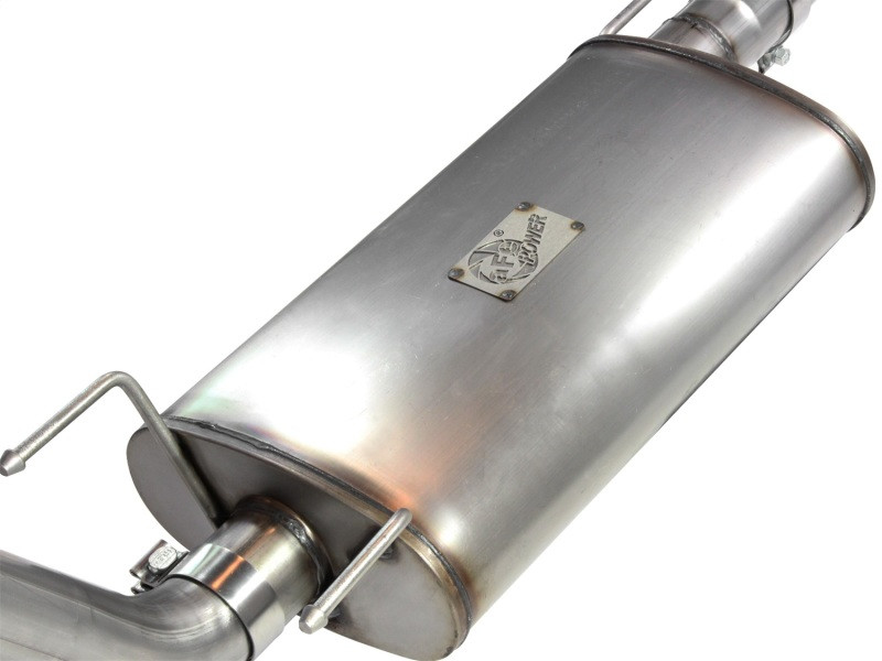 aFe MACHForce XP Exhausts Cat-Back SS-409 EXH CB Toyota Tacoma 05-13 V6-4.0L (Pol Tip) - 49-46001-1P