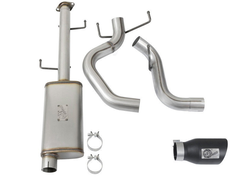 aFe MACH Force Xp 3in SS Cat-Back Single Side Exit Exhaust w/Black Tips 07-14 Toyota FJ Cruiser - 49-46003-1B