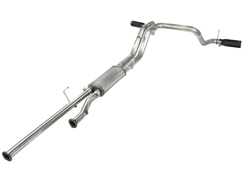 aFe MACHForce XP 2-1/2in to 3in 409 SS Cat-Back Exhaust w/ Black Tips 10-17 Toyota Tundra V8 5.7L - 49-46014-B