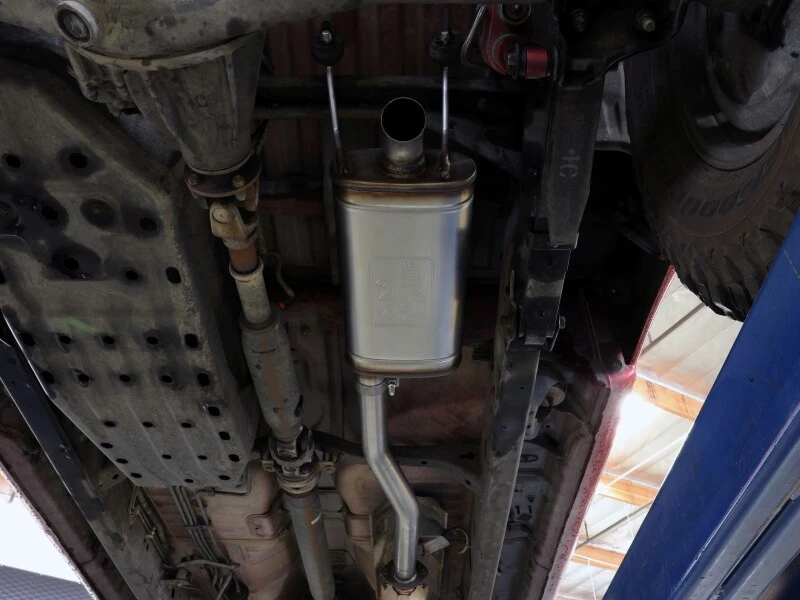 aFe 00-04 Toyota Tacoma ROCK BASHER 2.5in 409 SS Cat-Back Exhaust - L4-2.7L / V6-3.5L - 49-46066