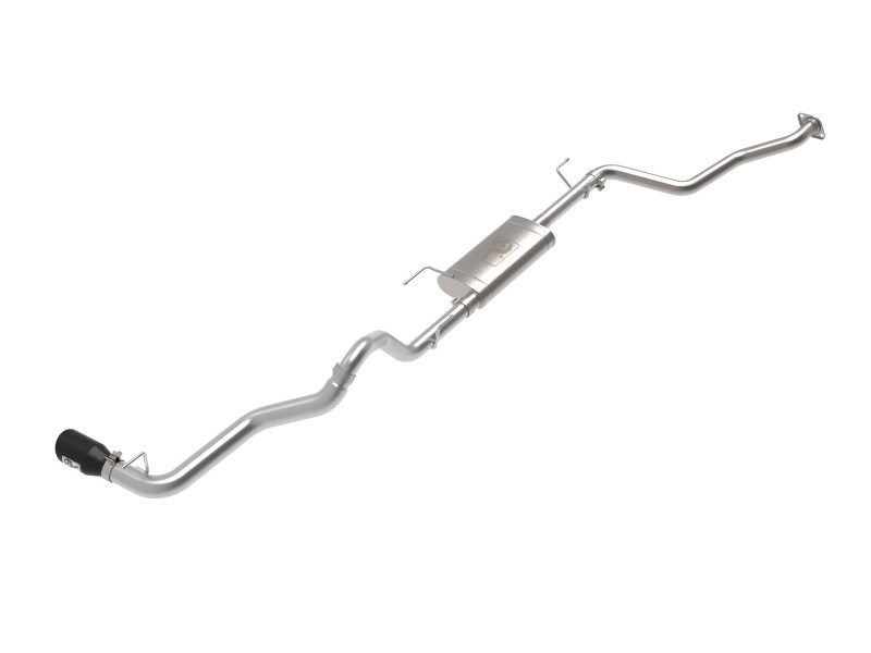 aFe 2024 Toyota Tacoma L4 2.4L Apollo Series 2.5-3in 409 SS Steel Cat-Back Exhaust w/Black Tips - 49-46071-B