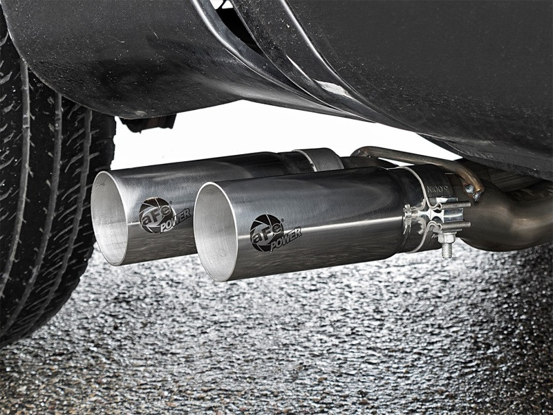 aFe Rebel Series 3in SS Cat-Back Exhaust System w/ Polished Tip 04-15 Nissan Titan V8 5.6L - 49-46124-P